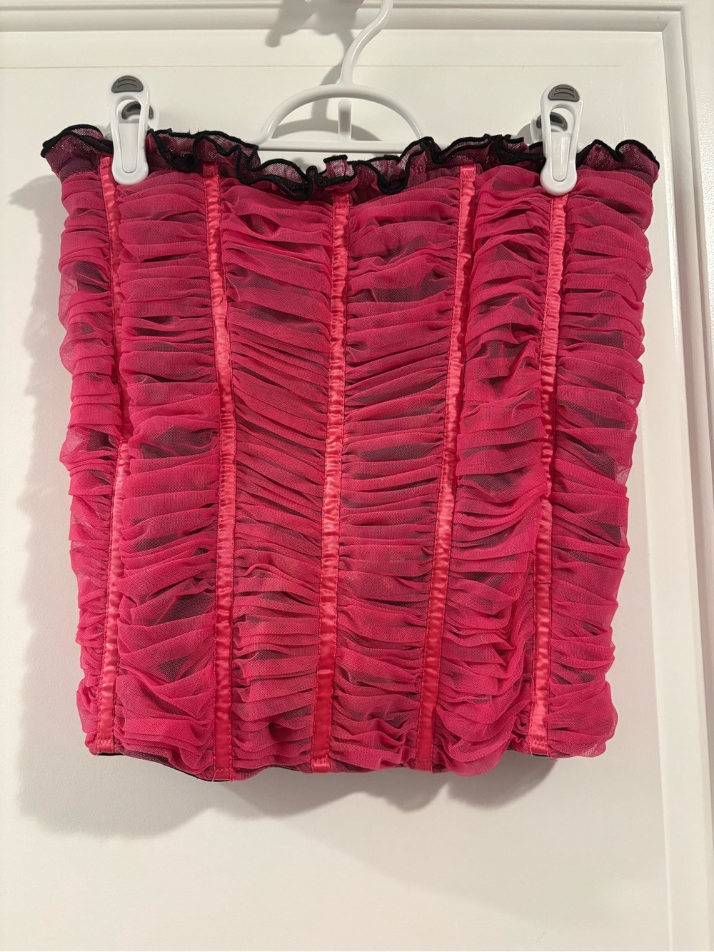 Vintage Victorias Secret Y2K Mesh Corset Pink